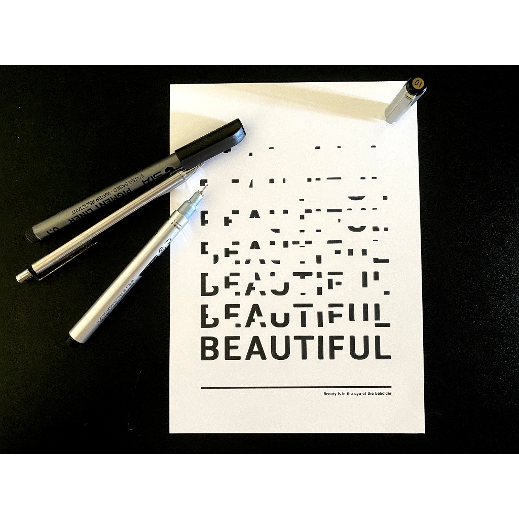 Tranh Typography ifiArt A4 A5 digital & vẽ tay sắc sảo. Trang trí tường, để bàn (no frame)