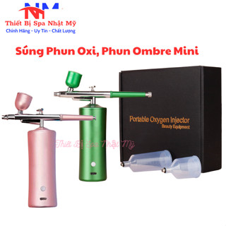 Máy Phun Oxi, Phun Sơn Nail Ombre I Phun Tinh Chất, Xịt Khoáng Cấp Ẩm Mini Cho Cá Nhân, Spa Và Tmv