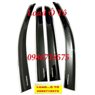 Vè Che Mưa Xe Xe Ford Ranger 2024-2016 Mẫu Chỉ Inox Cao Cấp Nhất Thị Trương, Có Trang Bị Sẵn Keo Dán 3M