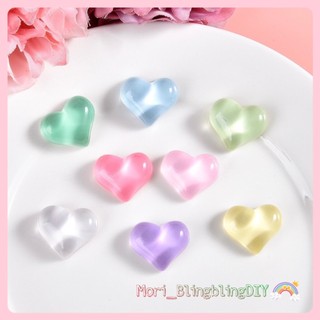 Phụ Kiện Charm Hình Trái Tim Trong Nhiều Màu Sắc