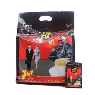 Cà phê hòa tan g7 3in1 trung nguyên legend bịch 50 gói x 16gr