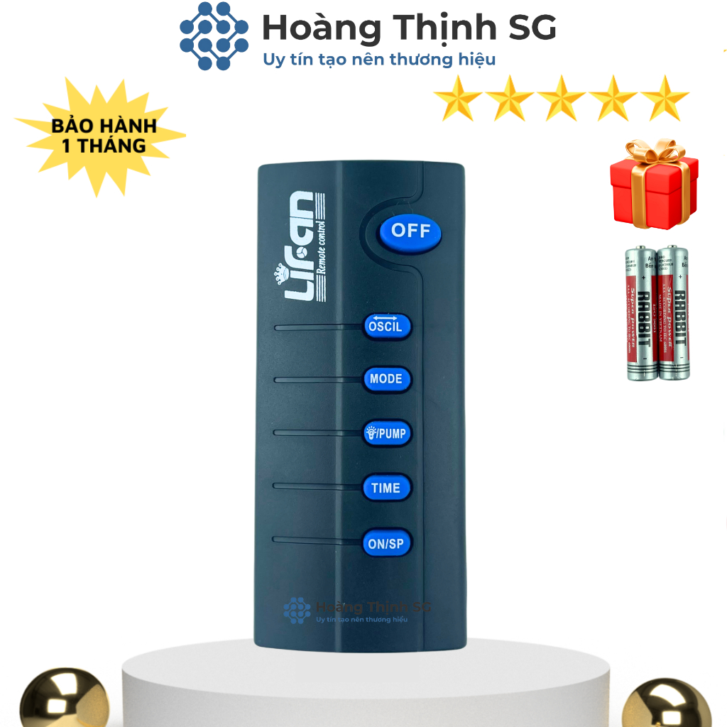 Remote điều khiển quạt Lifan, điều khiển quạt đa năng Lifan- Tặng kèm pin