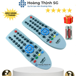Remote điều khiển tivi Sanyo, điều khiển TV Sanyo - Tặng kèm pin