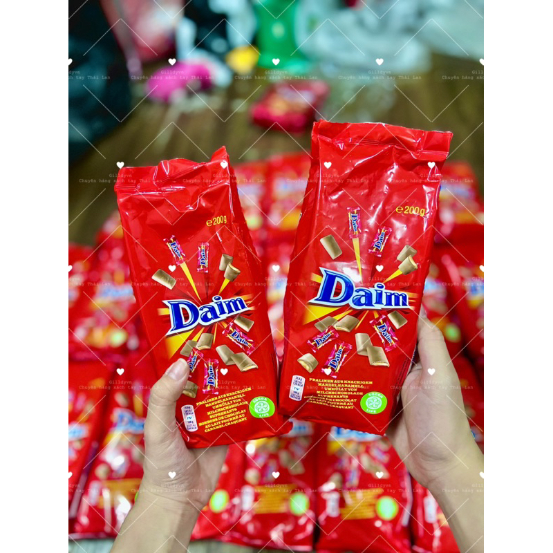 [ HÀNG SẴN ] DIAM CHOCOLATE HẠNH NHÂN CẢ 2 SIZE 200/280GR
