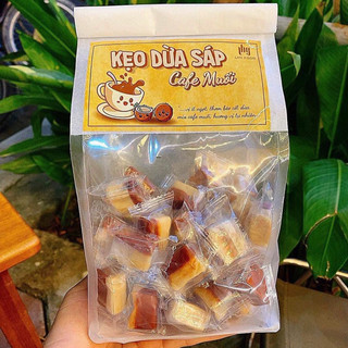 Kẹo dừa sáp ca phê muối, kẹo dừa sáp, kẹo sầu riêng ít đường
