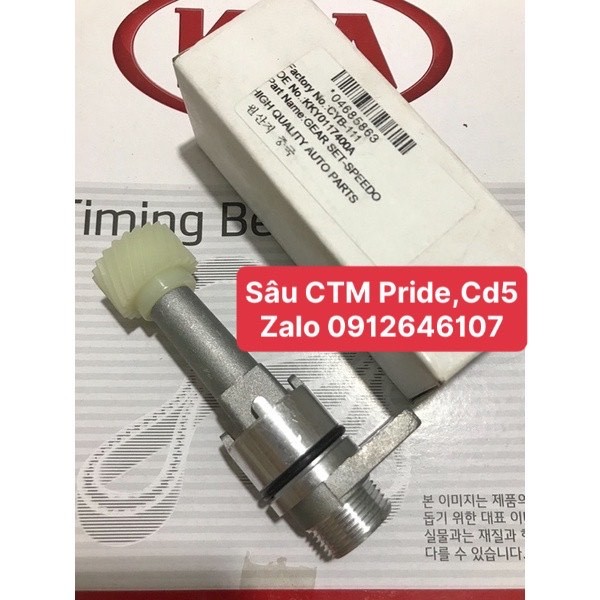 Bánh răng sâu công tơ mét Kia Pride Cd5 Korea KKY0117400A, Dây công tơ mét Kia Pride Cd5 KK32260070