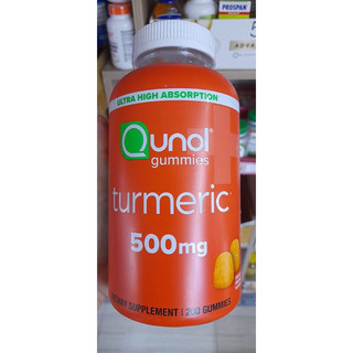 Gummies tinh chất nghệ Qunol Turmeric+ ginger 500mg hàng Mỹ