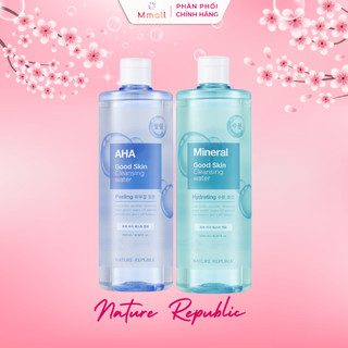 Nước tẩy trang Nature Republic Cleansing Water làm sạch dịu nhẹ cho da dầu da nhạy cảm da khô 500ml | Mmall.vn