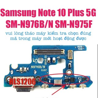 Cụm đuôi sạc, micro samsung galaxy note note 10 plus n976b
