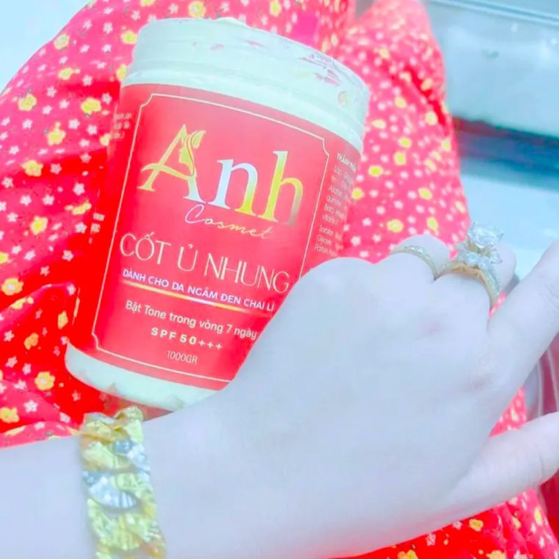 Kem Body Kích Trắng Pha Lê Anh, Thấm Nhanh, Không Bết Rích, Kháng Nước Cao