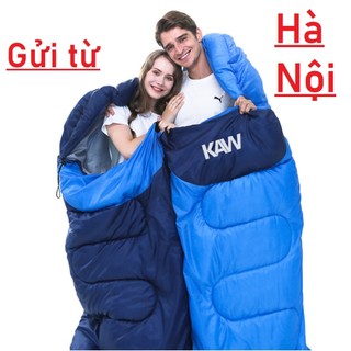 Túi Ngủ Văn Phòng Chính Hãng Loại Xịn, Bông Dày, Khoang Ngủ To Rộng, Vừa Làm Chăn Vừa Làm Đệm