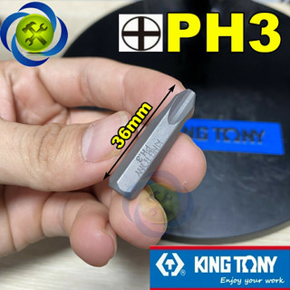 Mũi vít đóng bake ph3 kingtony 183603p no.3x36mm