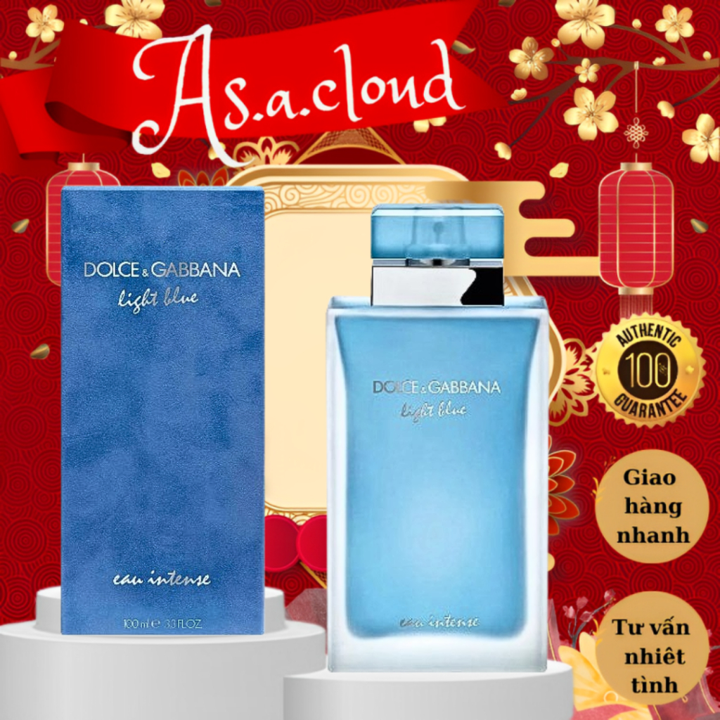 Nước hoa D&G LIGHT BLUE INTENSE for her -𝐴𝑠.𝑎.𝑐𝑙𝑜𝑢𝑑𝑦