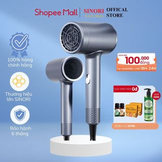 Máy sấy tóc mini Sinori, máy sấy tóc chính hãng dễ tạo kiểu chuẩn Salon, bảo vệ, chăm sóc tóc, chống khô tóc
