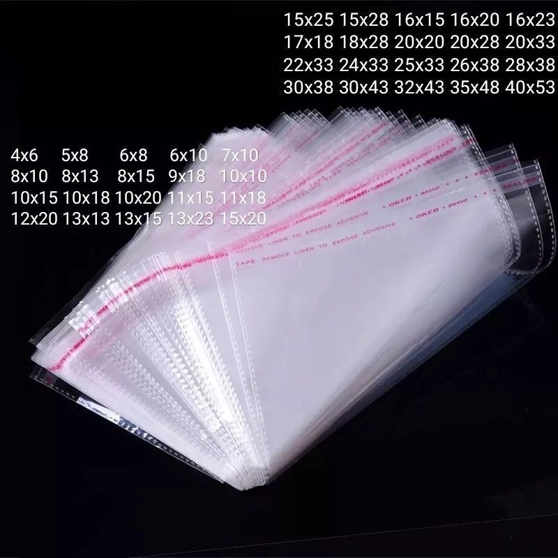 1kg túi dán opp đủ size