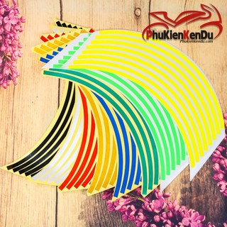 Tem viền mâm xe máy phản quang