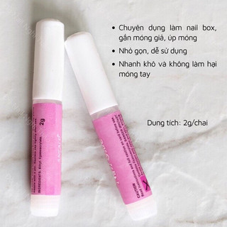 Keo dán móng mini , keo nail box 2g