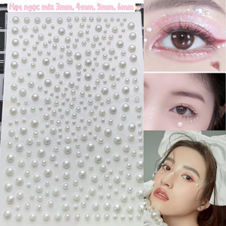 Hạt đá đính mặt trang điểm cô dâu make up tiệc mix nhiều size