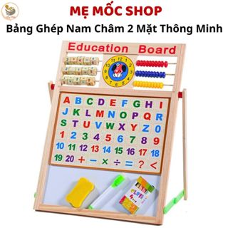  Bảng Ghép EDU Nam Châm 2 Mặt Có Chữ Và Số Thông Mình Cho Bé Memocshop Bảng Học Nam Châm Thông Minh Bé Học Chữ Học Số 