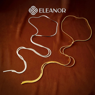 Dây chuyền nữ titan Eleanor Accessories mặt dây rút vòng cổ dáng dài độc lạ phụ kiện trang sức 6885