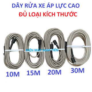 Dây cao áp 7m ,10m,15m, 20m, 30m cho máy rửa xe