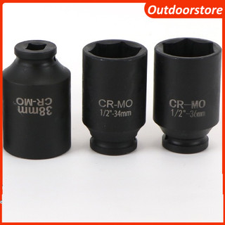  Đầu khẩu bulong mở lồng máy giặt và mở nồi xe ga 30,32,34,36-38,39,41,46mm. chân Lỗ 1 2 gắn trực tiếp máy bắn bulong 