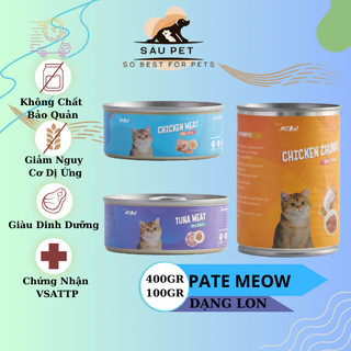 Pate cho mèo, Pate Meow Pate cá ngừ Pate gà