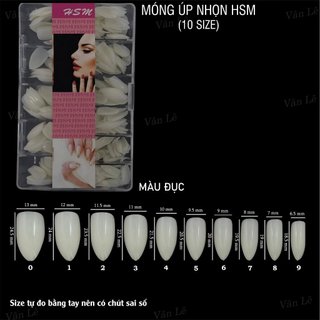 móng úp HSM móng úp nhọn cụp dán móng