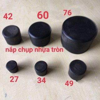 [Siêu Rẻ] 1 CÁI - NẮP CHỤP SẮT ỐNG - NÚT BỊT NHỰA SẮT TRÒN - BỊT NHỰA ĐẦU SẮT ỐNG loại tốt