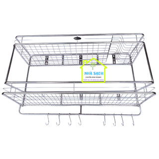 Kệ chén treo 2 tấng đủ size , inox sáng bóng