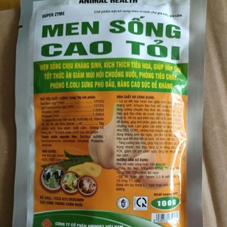 Men sống cao tỏi 100g/ Men cao tỏi 100g cho gà, gà chọi, chim cảnh