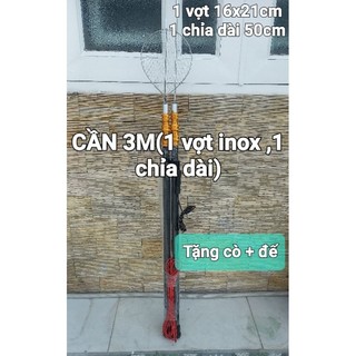 Cần vợt 3m2 , vợt rút , vợt vớt cá , xúc cá , bắt cá , fishing