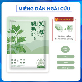 Miếng dán ngải cứu Miếng dán thảo dược giảm đau bụng kinh giữ ấm bụng ngày đèn đỏ, giảm đau lưng, đau vai gáy