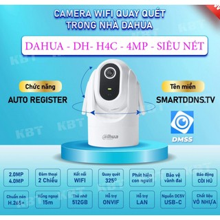 Camera wifi quay quét trong nhà hero c1 4mp dahua dh-h4c