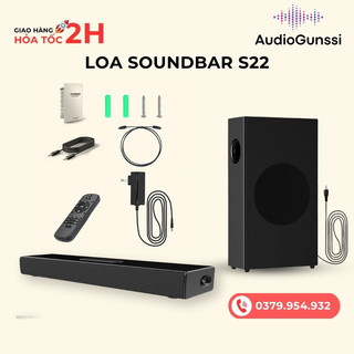 Loa thanh soundbar s22, loa tv soundbar cao cấp công suất 120w âm thanh sống động, thiết kế thời thượng