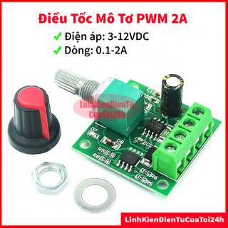 Mạch điều tốc động cơ pwm 2a dc 1.8v-12v