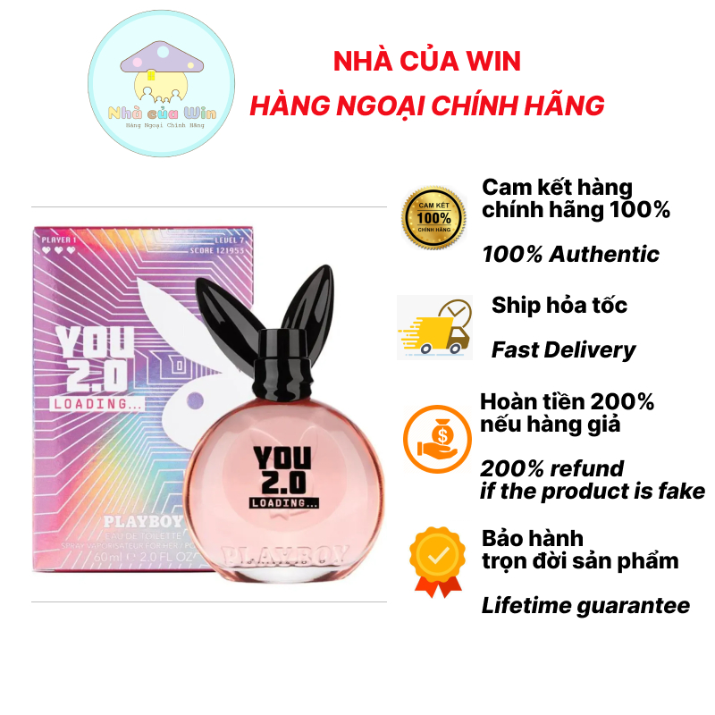 Nước hoa nữ Playboy You 2.0 Loading