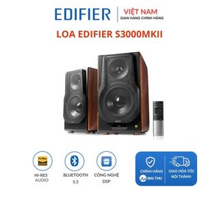 Loa bookshelf flagship cao cấp edifier s3000mkii - bluetooth 5.0 - hi-res audio - chính hãng mai thu - bảo hành 24 tháng