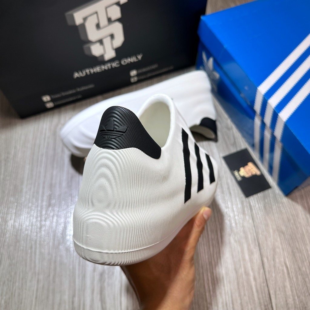 ADIDAS ADIFOM SUPERSTAR WHITE BLACK HQ8750 FULL BOX TAG AUTH