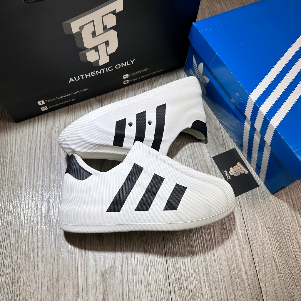 ADIDAS ADIFOM SUPERSTAR WHITE BLACK HQ8750 FULL BOX TAG AUTH