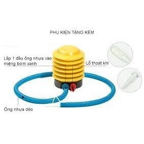 Bơm bóng đồ chơi, bơm bóng yoga (Loại mini cầm tay)