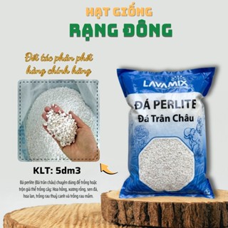 Đá Perlite Lavamix (Đá Trân Châu) giá thể giúp đất tơi xốp tự nhiên, rễ cây phát triển tối ưu - Hạt giống Rạng Đông