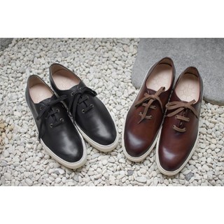 Giày Da Nam Kiểu Dáng Sneaker Chất Liệu Da Bê Nhập Khẩu Cao Cấp Thương Hiệu KNAR (C02)