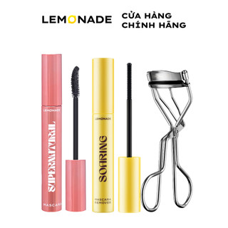 Combo trọn bộ Lemonade gồm: 01 Supernatural Mascara 7.5g, 01 Mascara Remover 6ml và 01 Kẹp mi cong lâu 22g