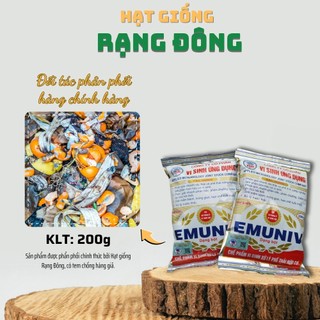 Chế Phẩm Vi Sinh EM EMUNIV (túi 200g) dùng ủ phân cá, phân vi sinh, chuyển hóa phân, ủ bánh dầu - Hạt giống Rạng Đông