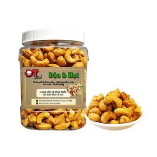 Hạt điều rang tỏi ớt siêu ngon hộp 500G