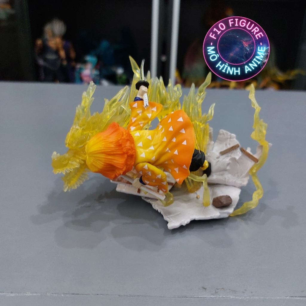 Mô hình Zenitsu rút kiếm Kimetsu no Yaiba -  Mô hình Thanh gươm diệt quỷ  Zenitsu rút kiếm 15Cm