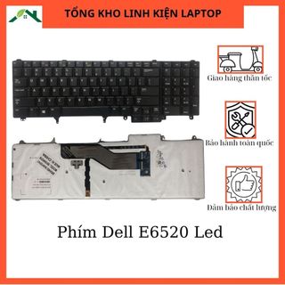 Bàn phím laptop Dell E6520 led bảo hành 12 tháng