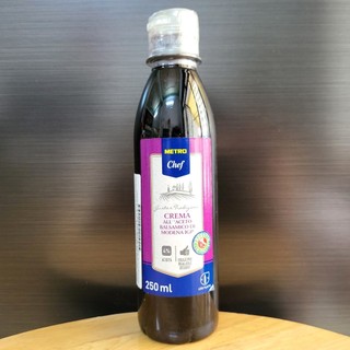 Metro chef - chai nhỏ 250ml - sốt kem giấm / ý / cream of balsamic vinegar modena