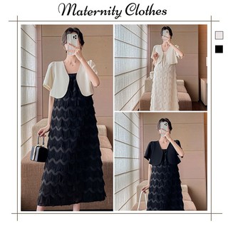 ĐẦM VÁY CÔNG SỞ DỰ TIỆC CƯỚI GỒM ÁO KHOÁC NGOẠI VÁY VOAN LÔNG 2 LỚP STYLE HÀN QUỐC SANG CHẢNH N713 - ĐẦM XINH FREESIZE